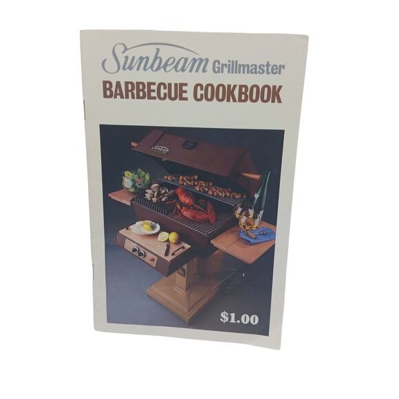 Sunbeam Grillmaster Barbecue Cookbook 1980s Vintage Booklet Grill Master - Picture 1 of 7